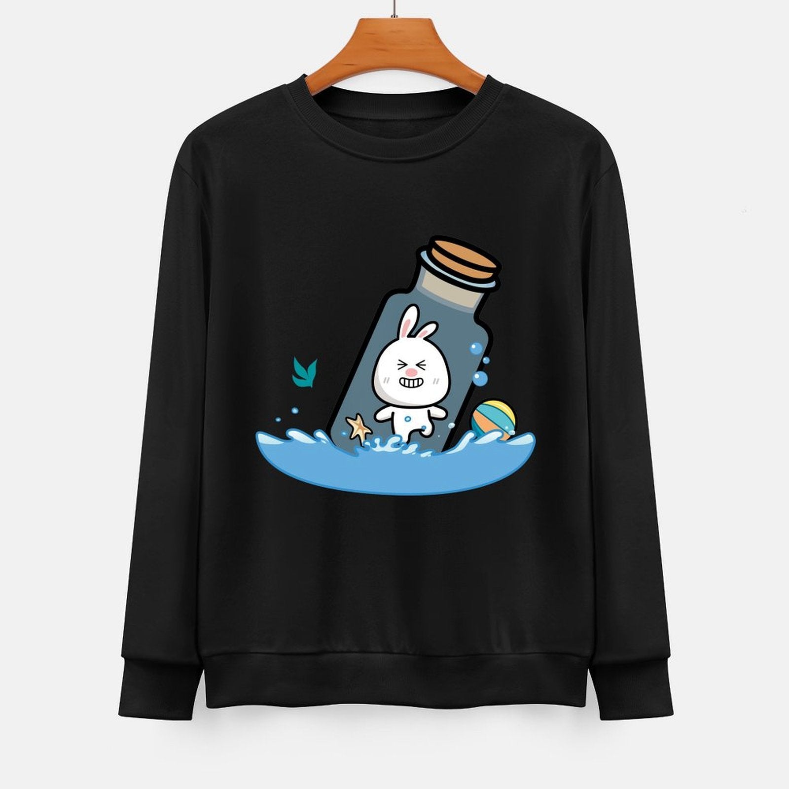 Front Patterned Long Sleeve TopEasyWear Neat